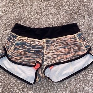 Multicolor lululemon shorts